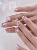 Blooms in the Woods — Wildflowers from a Forest Clearing | Handmade Press-On Nails image 1