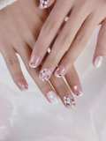 Blooms in the Woods — Wildflowers from a Forest Clearing | Handmade Press-On Nails image 4