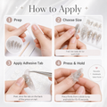 Carved Butterfly Mist — Crystal Stilettos & Silver Wings | Handmade Press-On Nails image 2