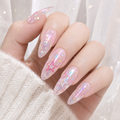 Prism Laser — Holographic Stiletto Glow | Handmade Press-On Nails image 4