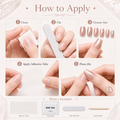 Rose Gold Cat-Eye — Silk-Light Metallic Shimmer | Handmade Press-On Nails image 7