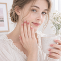 Sun-Kissed Bow — Rose Ombré with Sculpted Bows | Handmade Press-On Nails image 3