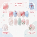 Sweetheart Shorties — Cherries, Ribbons & Blush | Handmade Press-On Nails image 5