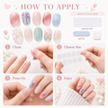 Sweetheart Shorties — Cherries, Ribbons & Blush | Handmade Press-On Nails image 7